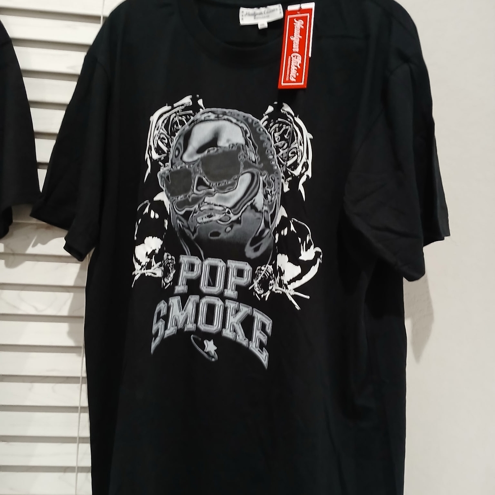 Black Pop Smoke Graphic T-Shirt
